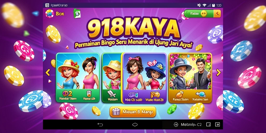 Tampilan gameplay Bingo yang menyenangkan di 918KAYA.