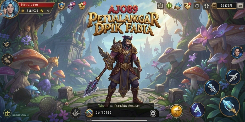 Tampilan gameplay AJO89 yang mendebarkan dalam dunia RPG.
