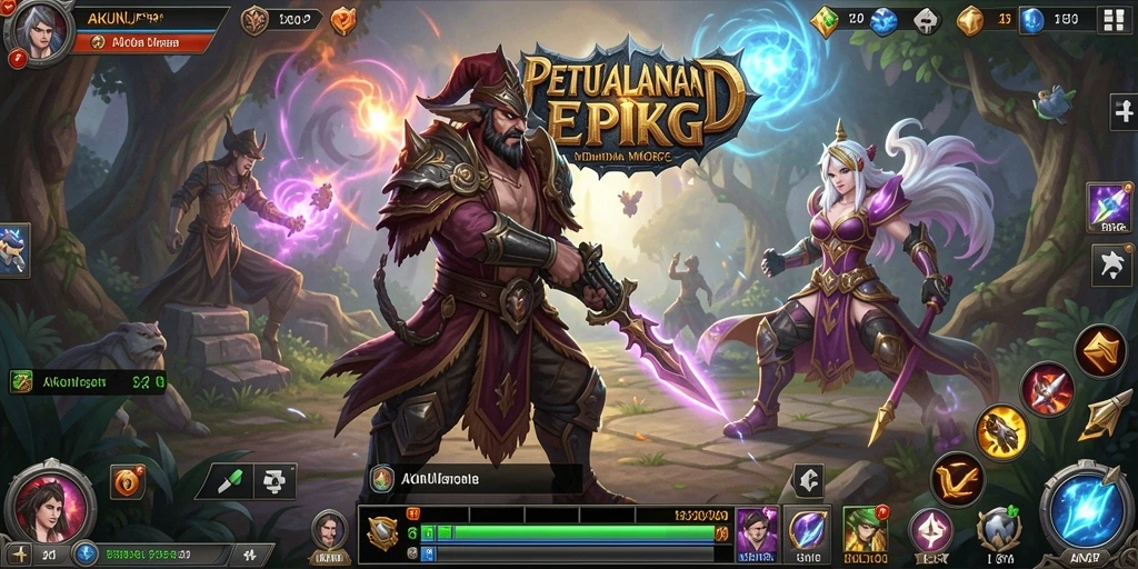 Gameplay AKUNJP yang menarik dengan grafis yang memukau.
