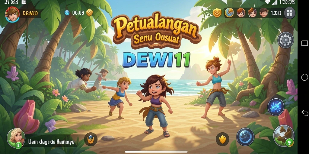 Gambaran menarik dari gameplay DEWI11 yang menantang dan menyenangkan.