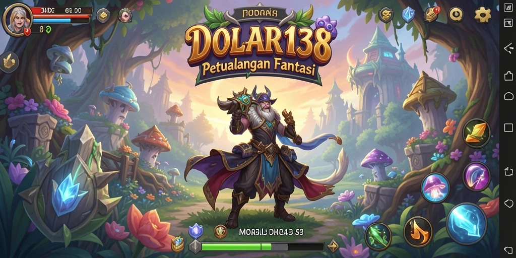 Tampilan gameplay DOLAR138 menunjukkan petualangan mendebarkan di dunia fantasi.