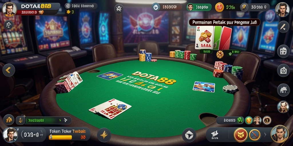 Screenshot DOTA88 menampilkan gameplay seru Poker yang mendebarkan.