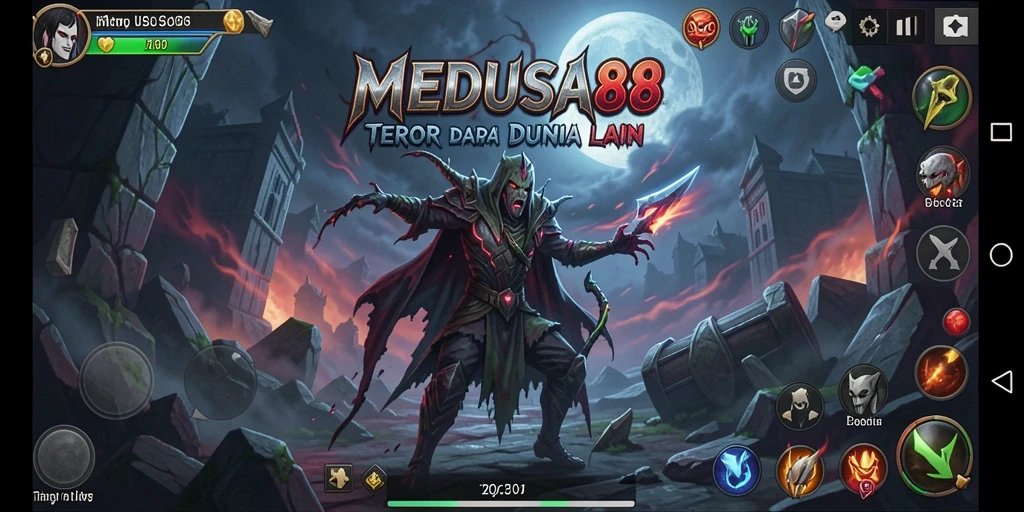 Gameplay menegangkan di dunia kegelapan MEDUSA88.