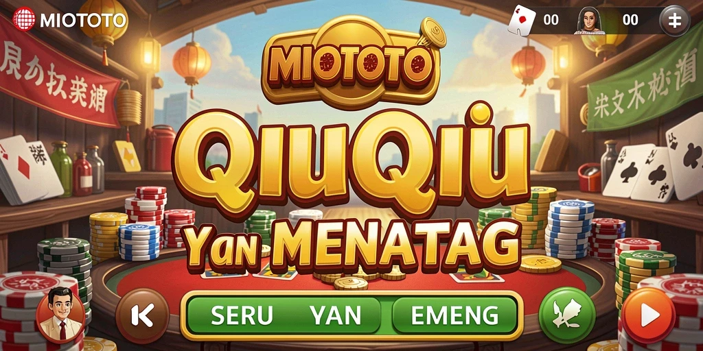 Screenshot gameplay QiuQiu di MIOTOTO yang seru dan menantang.