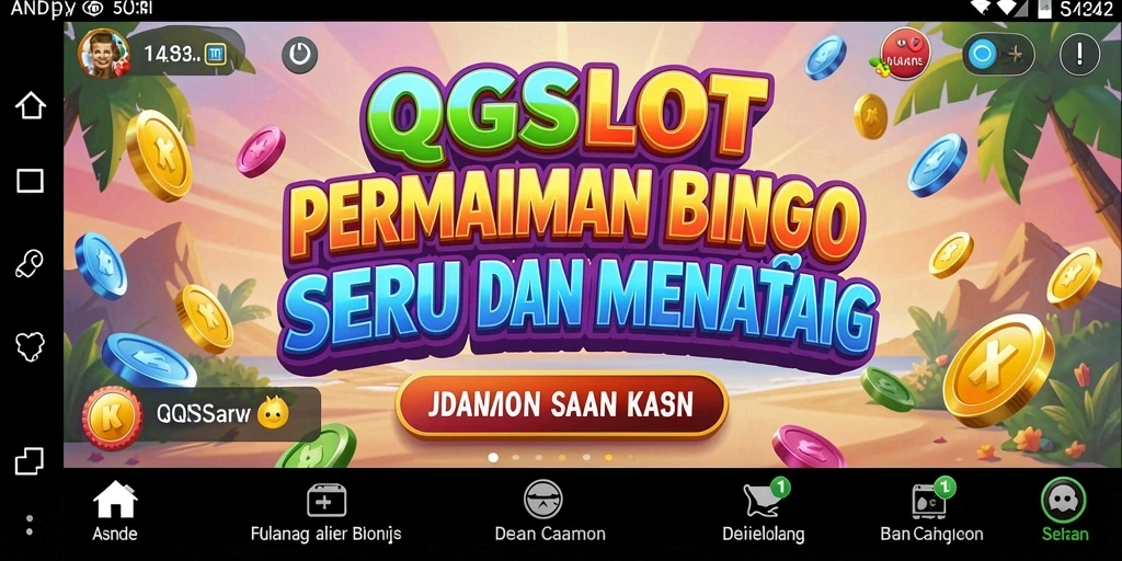 Tampilan gameplay Bingo yang seru dan interaktif di QQSLOT.