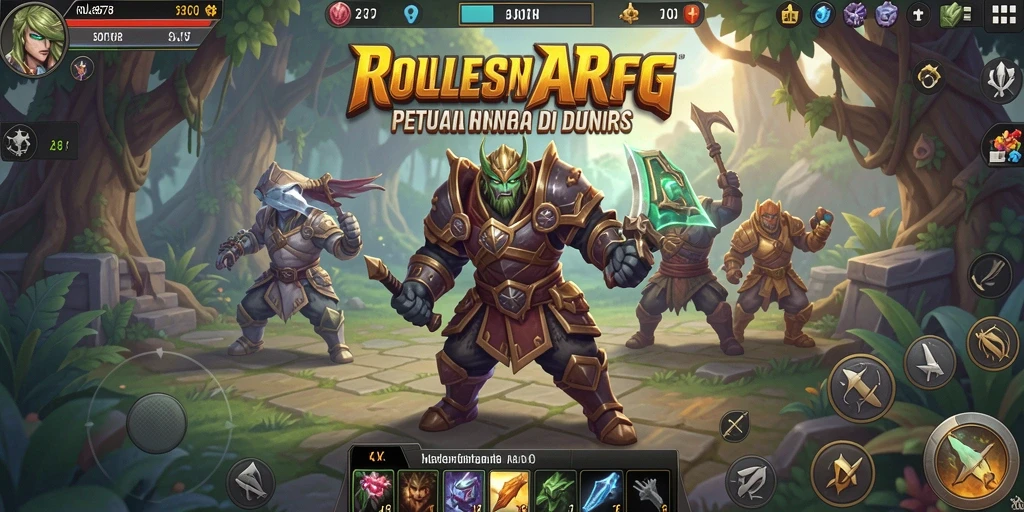 Tampilan gameplay ARPG yang menakjubkan dan mendebarkan di ROLEX878.