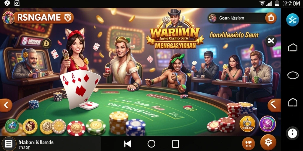 Tampilan gameplay RSNGAME yang menakjubkan di dunia Kasino.
