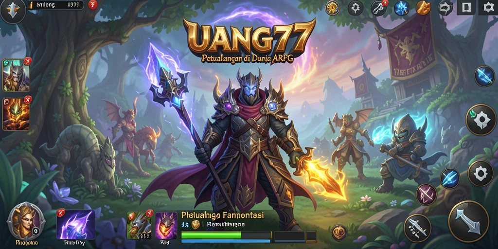Tampilan gameplay UANG77 yang seru dan aksi mendebarkan.